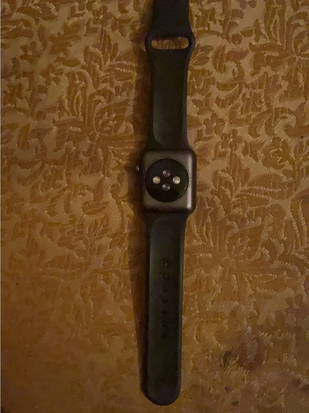 Apple Black Smartwatch with Black Sport Band